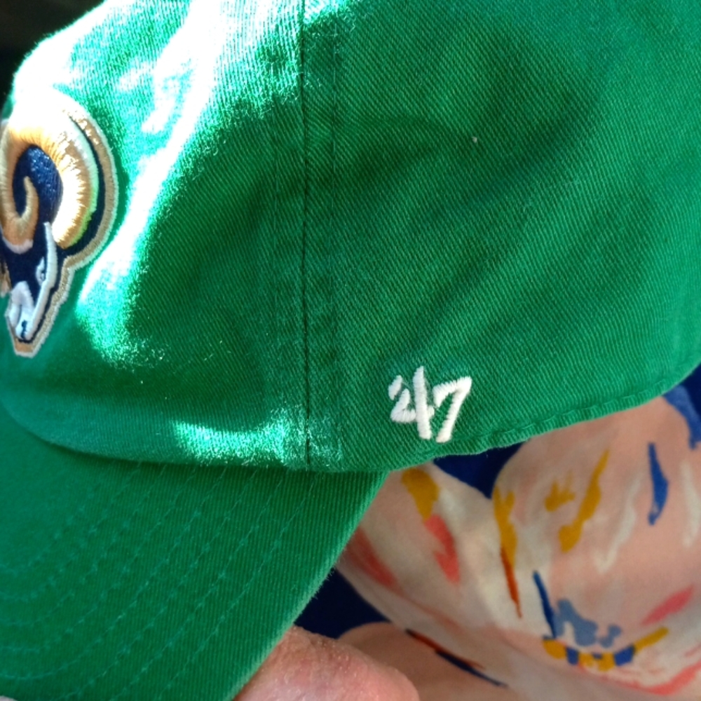 Lucky Rams! Irish L.A. Rams Cap, Adjustable - Picture 6 of 6